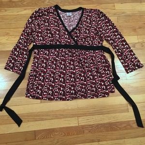 Maternity Dress Top with ties